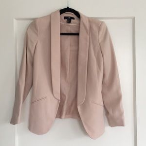 H&M Pink Beige Blazer Sz. 2